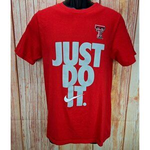Texas Tech Red Raider Nike Red "Just Do It" Standard T-Shirt Small